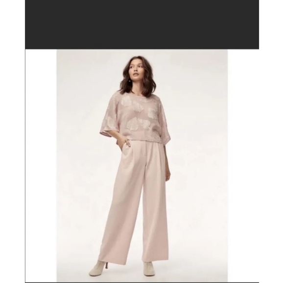 Aritzia Wilfred Blayze Crop Leaf Oak Chene - Picture 4 of 12